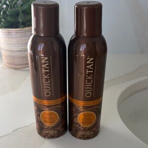 Bodydrench Quicktan Instant Self Tanner Spray - Pack of 2 (1 full, 1 50% full)